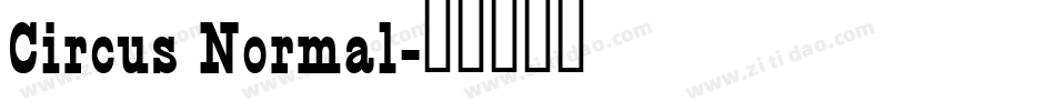 Circus Normal字体转换